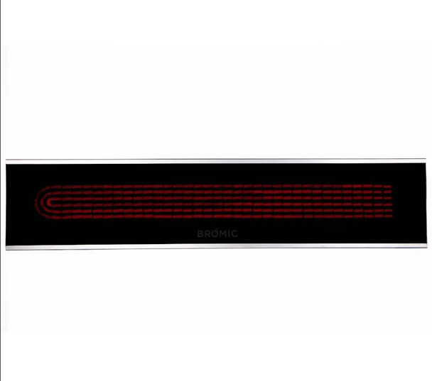 Bromic Heating Platinum Smart-Heat Series II 50-Inch 3400W 11,600 BTU 240V Electric Patio Heater - Black - BH0320005