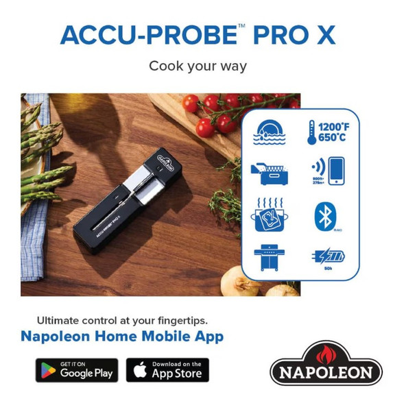 Napoleon ACCU-PROBE PRO X: Wireless Bluetooth Smart Thermometer - 70130