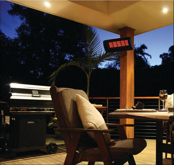 Bromic Heating Tungsten 500 Smart-Heat 25-in 43,000 BTU Propane Gas Patio Heater - BH0210004