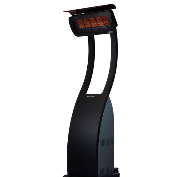 Bromic Heating Tungsten Smart-Heat 38,500 BTU Propane Gas Freestanding Portable Patio Heater - BH0510001