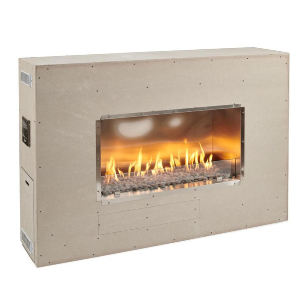 The Outdoor GreatRoom Company 60-Inch Linear Ready-to-Finish Single-Sided Natural Gas Fireplace W/ Direct Spark Ignition