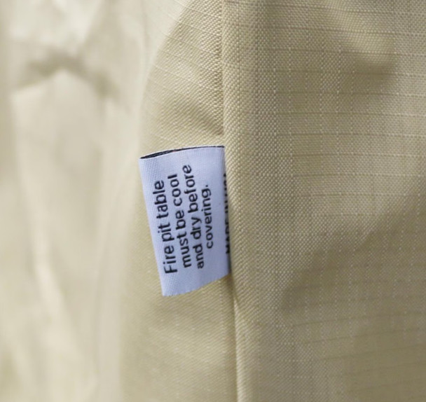 The Outdoor GreatRoom Company 59-Inch Vinyl Cover for Marquee Gas Fire Pit Table - Tan - CVR5955