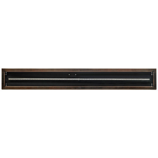 American Fire Products 60" x 6" Oil Rubbed Bronze Linear Drop-In Fire Pit Pan