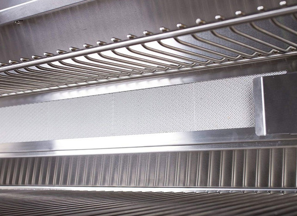 Whistler 4-Burner 96 x 28-Inch Gas Grill Island with Infrared Rear Burner, Double Side Burner, Sink, and Rotisserie Kit - Black Stainless