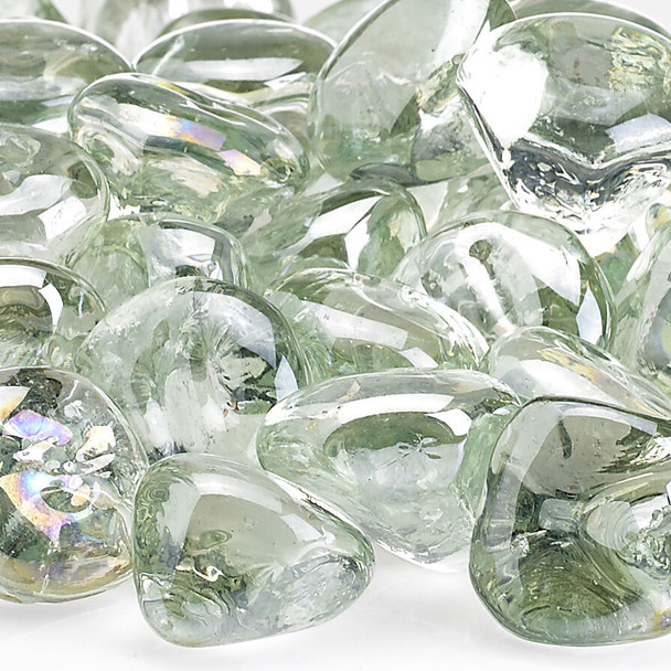 American Fire Glass Rain Drop Luster Zircon - ZIR-RNDRPLST-10