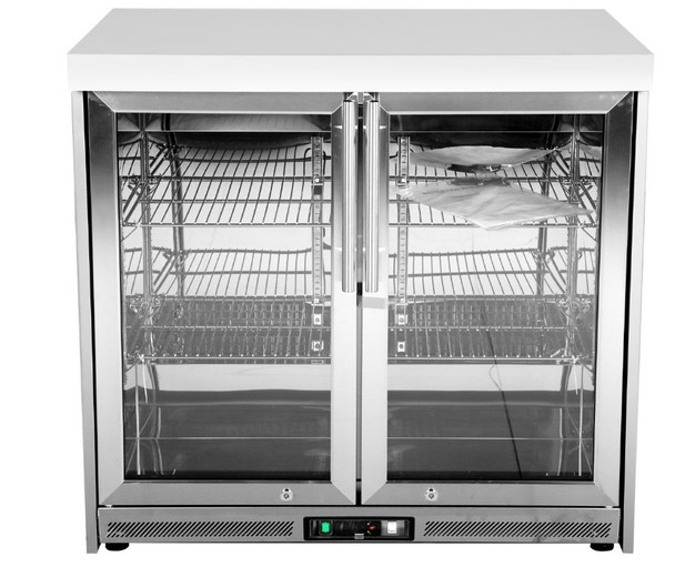 Whistler 4-Burner 102 x 28-Inch Gas Grill Island with Infrared Rear Burner, Refrigerator, and Rotisserie Kit