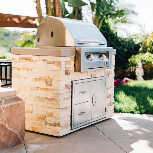 Summerset Builder 30-Inch 2-Burner Built-In Propane Gas Grill (Ships As Natural Gas With Conversion Fittings) - SBG30-LP
