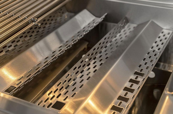 Whistler 5-Burner 104 x 28-Inch Gas Grill Island with Infrared Rear Burner, Double Side Burner, and Rotisserie Kit