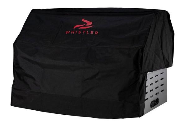 Whistler 4-Burner 133 x 28-Inch Gas Grill Island with Infrared Rear Burner, Refrigerator, Double Side Burner, and Rotisserie Kit