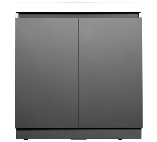 Whistler 4-Burner 127 x 28-Inch Gas Grill Island with Infrared Rear Burner, Sink, Double Side Burner, and Rotisserie Kit - Black Stainless