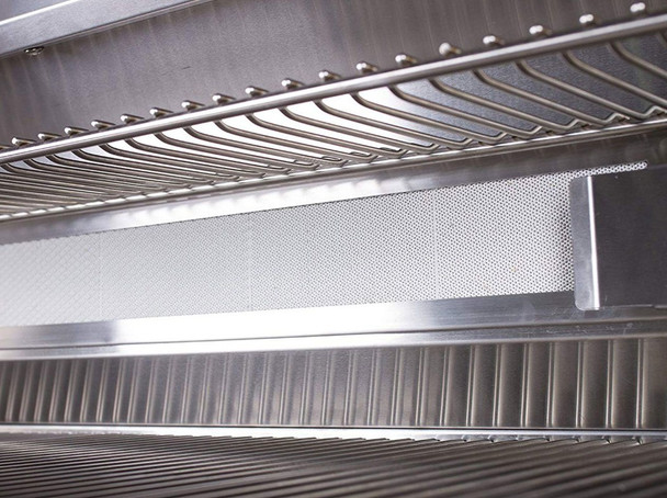 Whistler 4-Burner 164 x 28-Inch Gas Grill Island with Infrared Rear Burner, Refrigerator, Sink, Double Side Burner, and Rotisserie Kit - Black Stainless