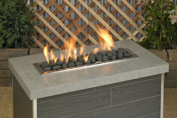 American Fire Products Matte Black Lite Stones Set - 15 Stone Set - AFG-LSTONE-MB-15