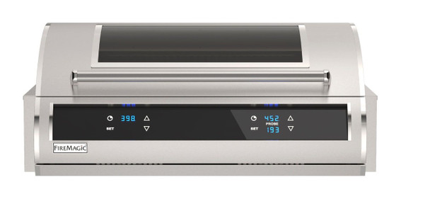 Fire Magic Electric EL500 30-Inch Post Mount Electric Grill with Digital Timer, Dual Controls and Window