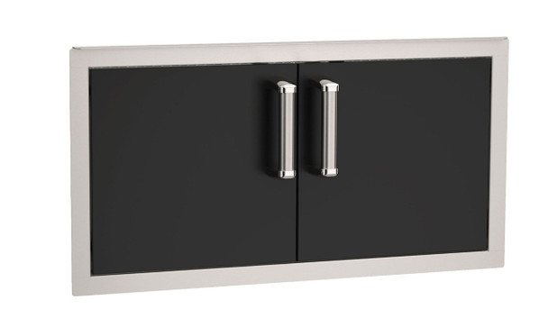 Fire Magic Echelon Flush 30 X 14-Inch Black Double Access Door With Soft Close