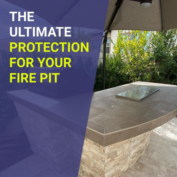 American Fire Products Stainless Steel Cover for Round Drop-In Fire Pit Pan - SS-CV-RSP-25