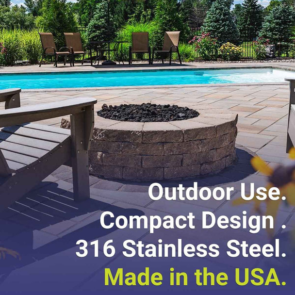 American Fire Products AWEIS System - Standard Capacity (290k BTU/hr) - Whole House Propane - SCGLP-FS