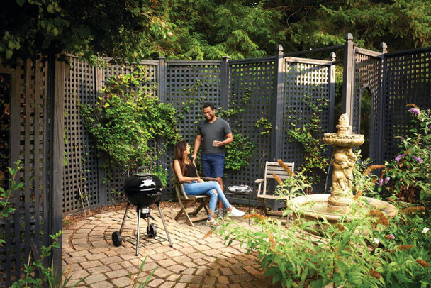 Napoleon 18 Inch Charcoal Kettle Grill - Black - NK18K-LEG-3