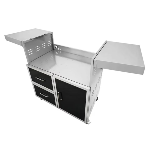 Wildfire 42-in Black SS Grill Cart - WFCART42-BSS