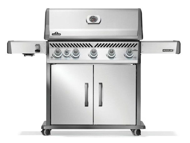 Napoleon Rogue PRO 625 5-Burner Gas Grill with Infrared Side Burner - RP625SIBXSS-2