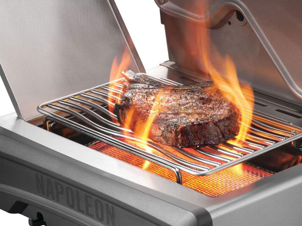Napoleon Rogue PRO 625 5-Burner Gas Grill with Infrared Side Burner - RP625SIBXSS-2