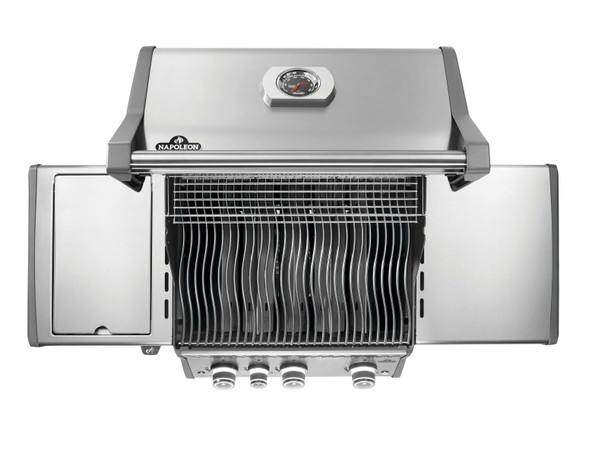 Napoleon Rogue PRO 425 SIB 3-Burner Gas Grill with Infrared Side Burner - RP425SIBXSS-2