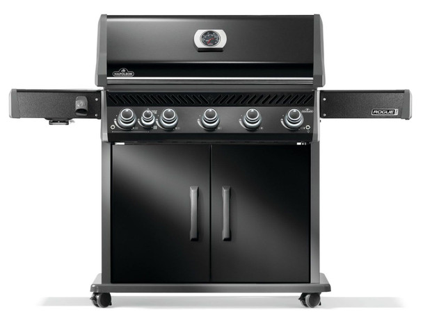 Napoleon Rogue PRO 625 SIB 5-Burner Gas Grill with Infrared Side Burner - Black - RP625SIBXK-2