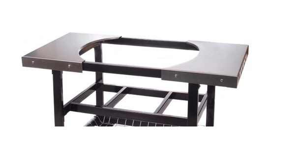 Primo Steel Cart With Stainless Steel Side Tables For XXL Charcoal Grills
