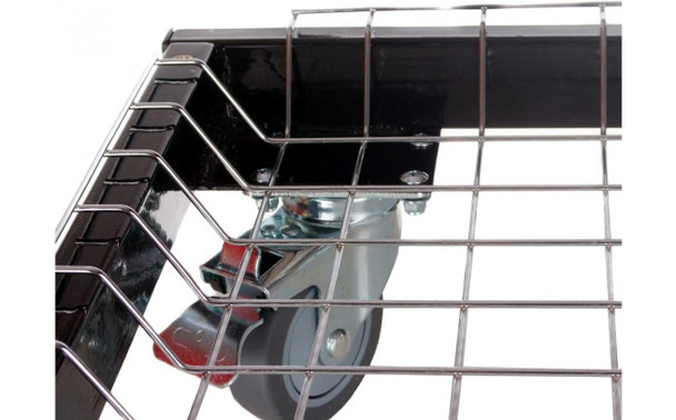 Primo Steel Cart With Stainless Steel Side Tables For Oval Junior