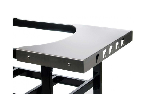 Primo Steel Cart With Stainless Steel Side Tables For Oval XL / Large