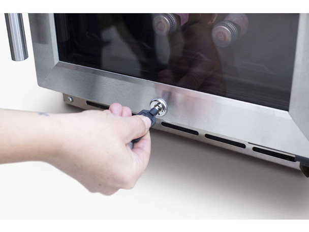 15" Outdoor Rated Wine Cooler Module (True Flame)