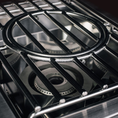 NEW IN BOX TrueFlame 70,000 BTU Built-In Natural Gas Power Burner with Wok Grate & Removable Lid - TFPB (Will Call ONLY)