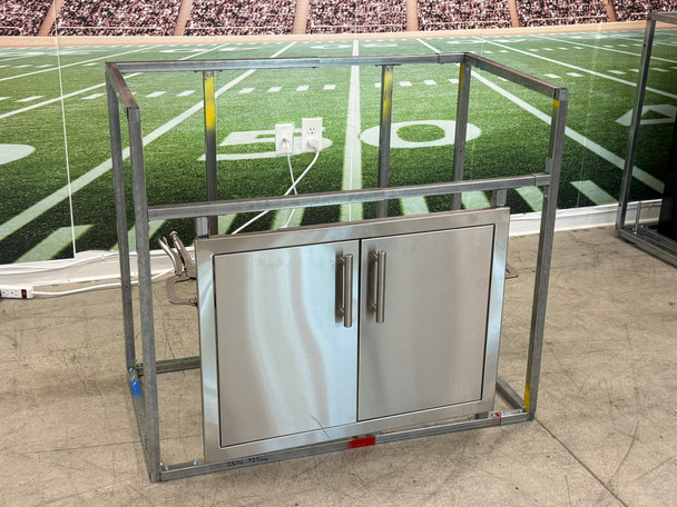 End Zone Universal Telescoping Double Door Cutout Kit