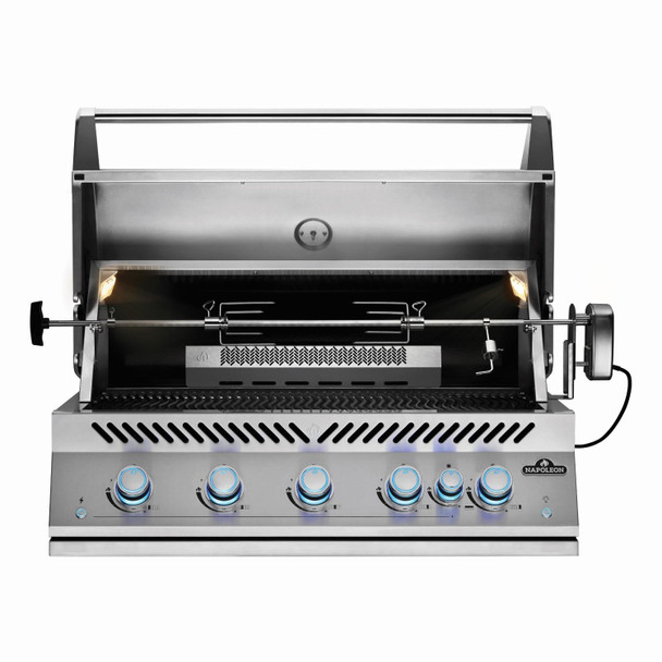 Napoleon Built-In 700 Series 38-Inch Propane Gas Grill w/ Infrared Rear Burner & Rotisserie Kit - BIG38RBPSS-1