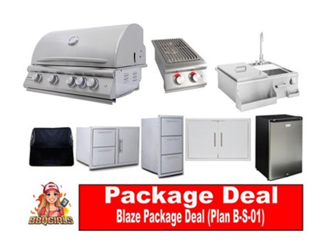 BLAZE Outdoor Kitchen Appliance Package Deal (BA-S-01)