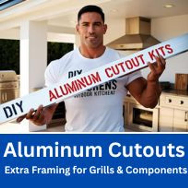 Aluminum Triple Combo Cutout Kit (Max width 48")