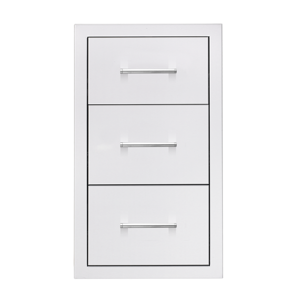 TrueFlame 17-Inch Triple Drawer