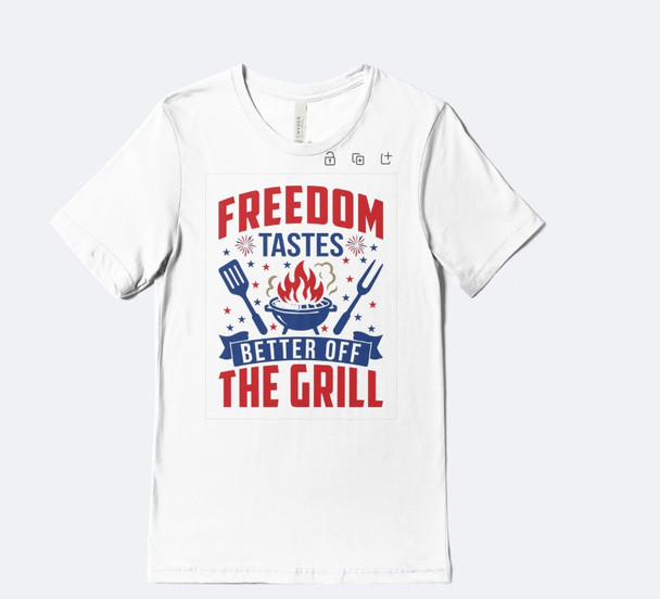 Freedom taste better off the grill T-shirt