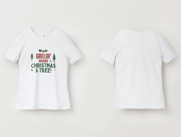 Grillin around the Christmas Tree T shirt