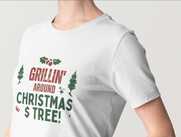 Grillin around the Christmas Tree T shirt
