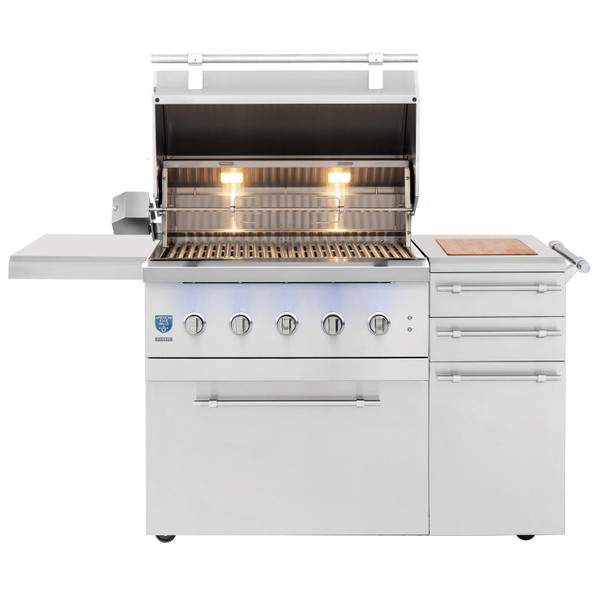 American Made Grills Encore 36-Inch Freestanding Hybrid Grill