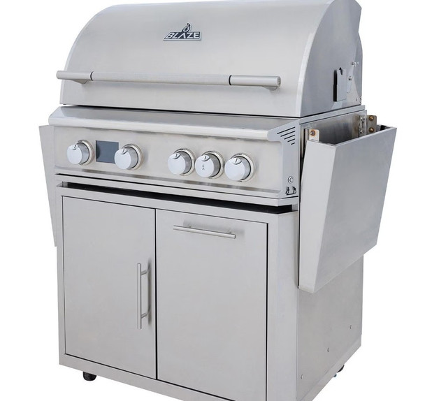 Blaze LTE PRO 32-in 4-Burner Natural Gas Grill w/ Digital Temperature Screen & Rotisserie