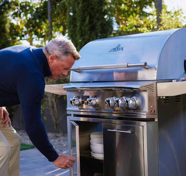 Blaze LTE PRO 32-in 4-Burner Natural Gas Grill w/ Digital Temperature Screen & Rotisserie