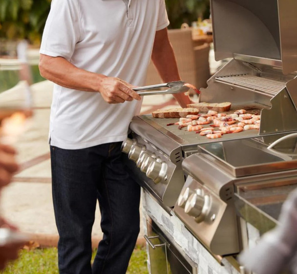 Blaze LTE+ Marine Grade 32-in 4-Burner Natural Gas Grill w/ Lift-Assist Hood & Rear Infrared Burner - BLZ-4LTE3MG-NG