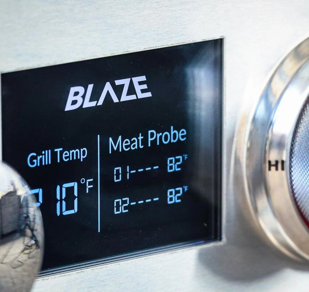 Blaze LTE PRO 40-in 5-Burner Natural Gas Grill w/ Digital Temperature Screen & Rotisserie
