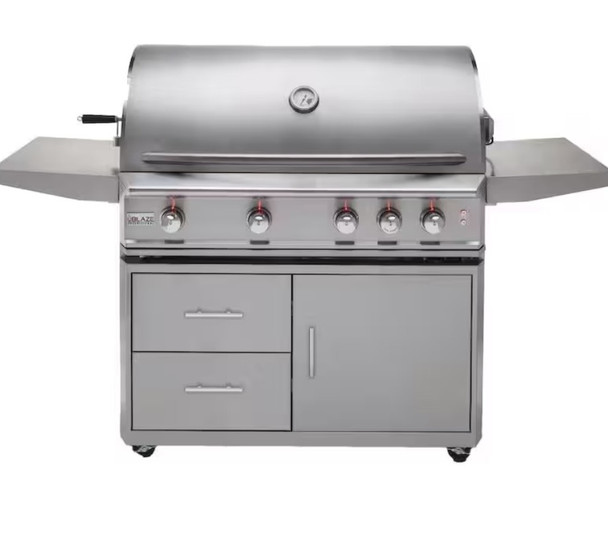 Blaze Professional LUX 44-in 4-Burner Propane Grill w/ Rotisserie