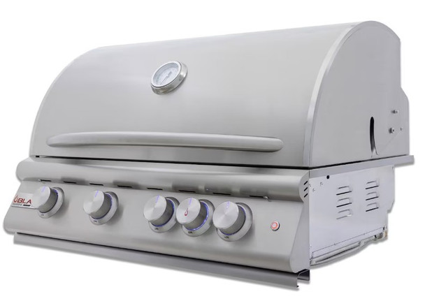 Blaze LTE+ Marine Grade 32-Inch 4-Burner Built-In Natural Gas w/ Lift-Assist Hood & Rear Infrared Burner