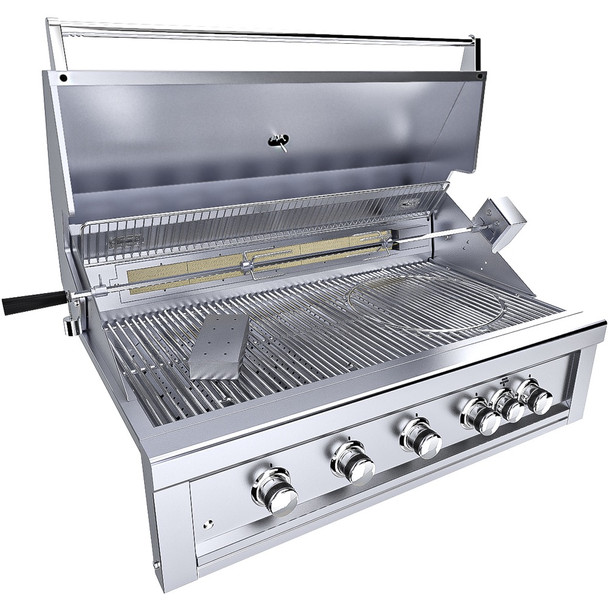 Sunstone Ruby 42-in 5-Burner Built-In Grill w/ Rotisserie