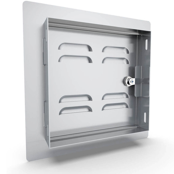 Sunstone Classic Series 12-Inch Stainless Steel Right-Hinge Vented Single Access Door