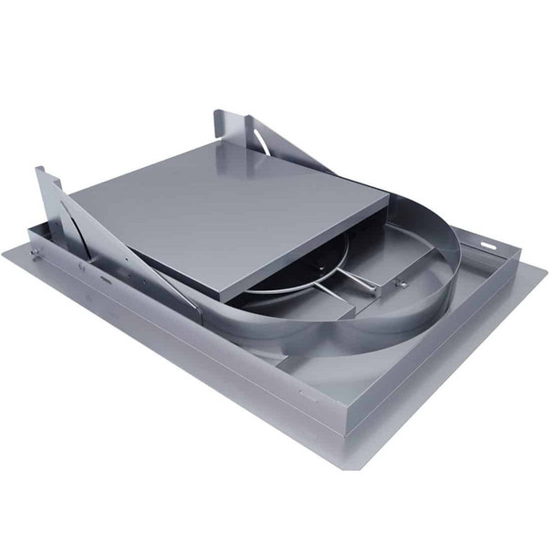 Sunstone Grills Classic Series 20-Inch Stainless Steel Vented Tilt-Out Propane Tank Bin-Folded-View