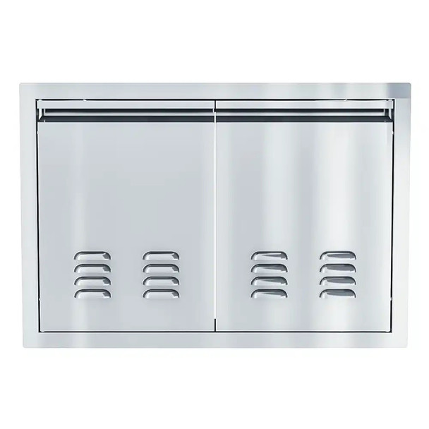 Sunstone Grills Aruba Series 30-Inch Stainless Steel Vented Double Access Door-Front-View